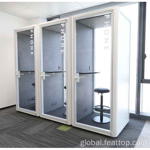 acoustic phone booth Modern design privacy acoustic soundproof office phone booth Manufactory